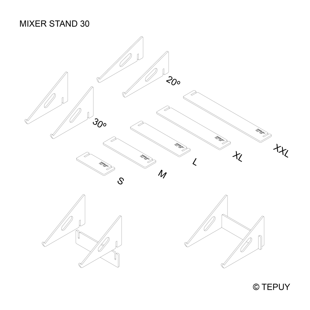 Mixer stand 30º - Image 8