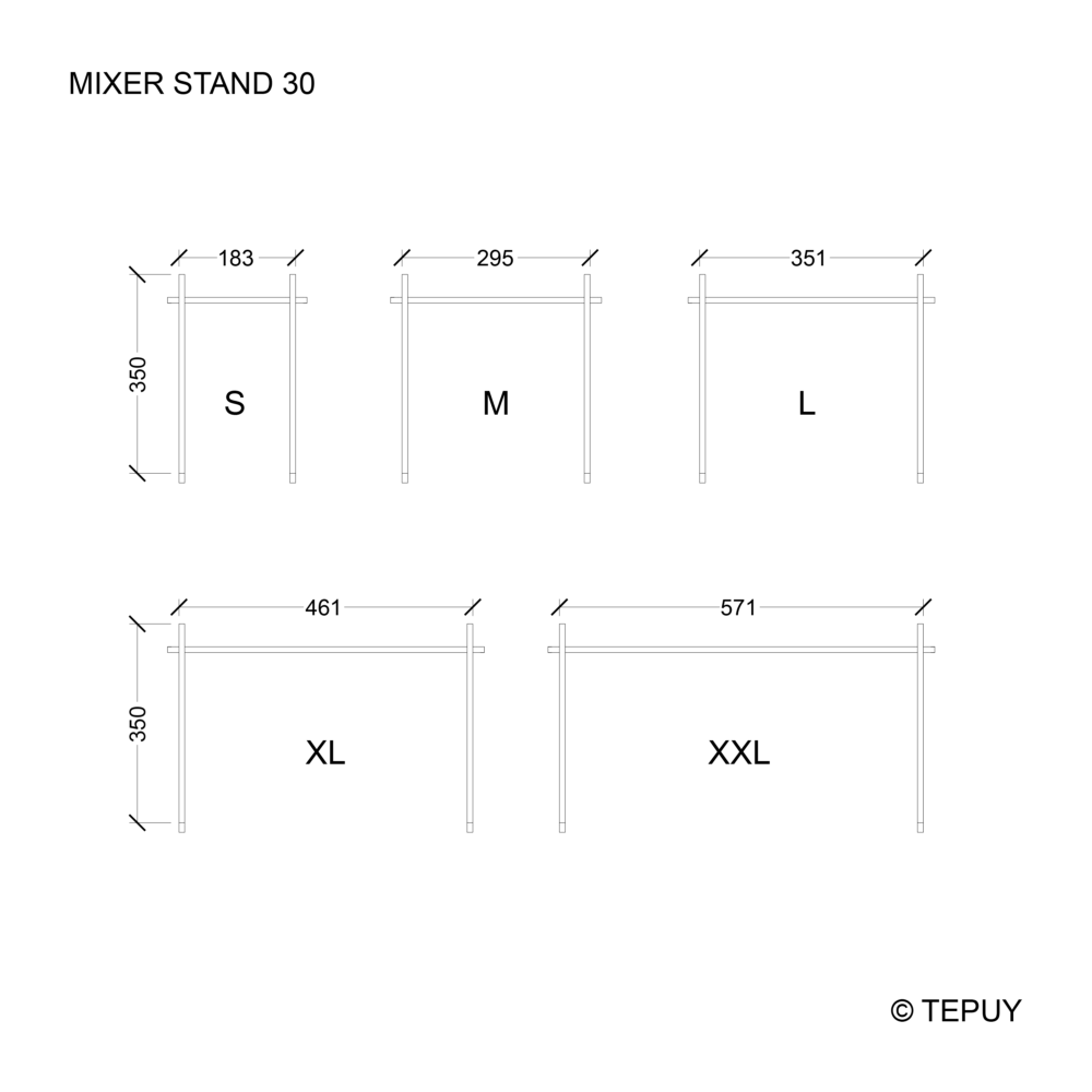 Mixer stand 30º - Image 11