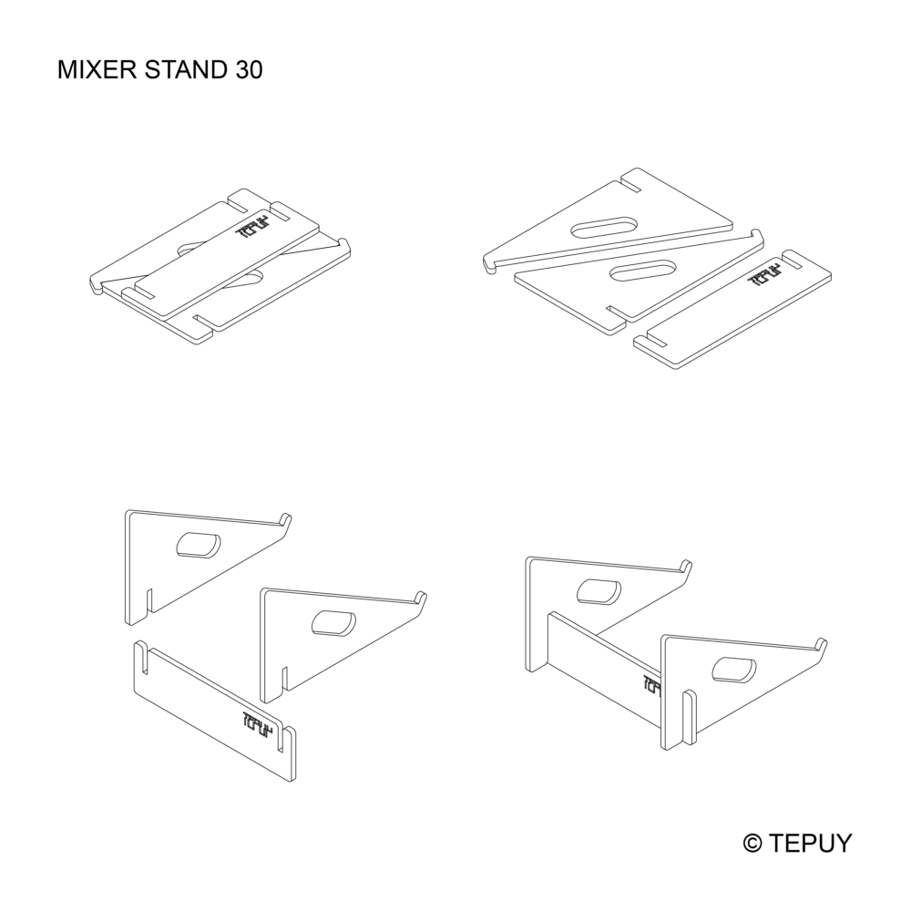 Mixer stand 30º - Image 9